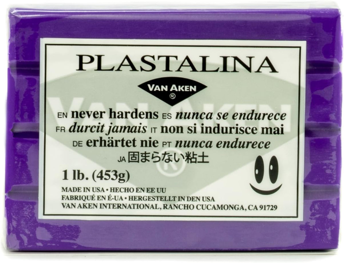 PLASTILINA MODELING CLAY VIOLET 1LB