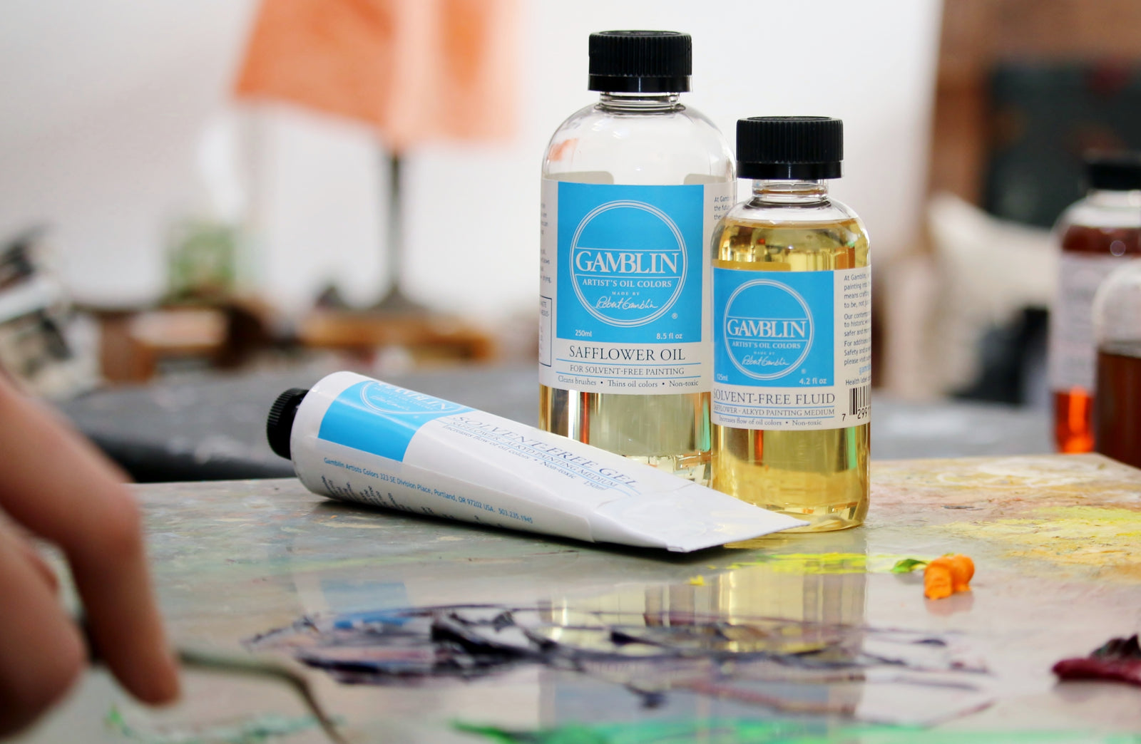 Learn about Gamblin's Oil Painting Mediums
