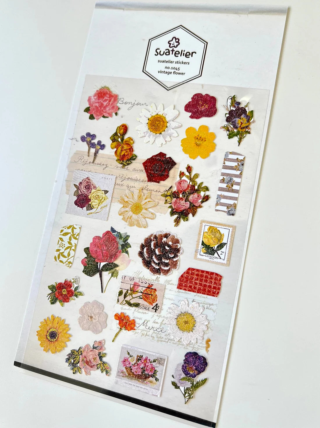 STICKERS - VINTAGE FLOWER