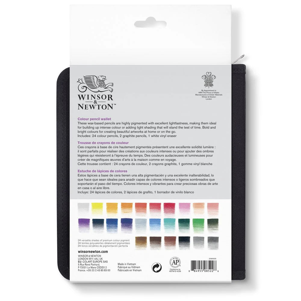 STUDIO PENCIL COLLECTION COLOUR PENCIL WALLET - 27PC