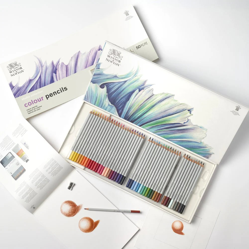 STUDIO PENCIL COLLECTION COLOUR PENCIL TIN - 48PC