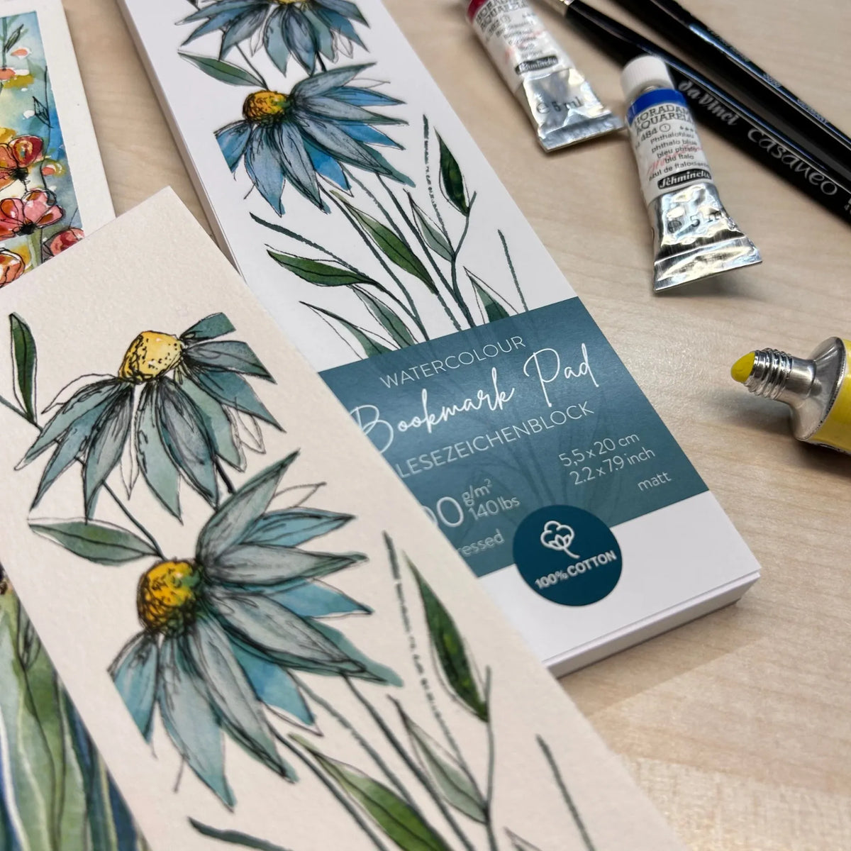 BOOKMARK PAD, EXPRESSION 5.5 CM X 20 CM, 15 SHEET PAD