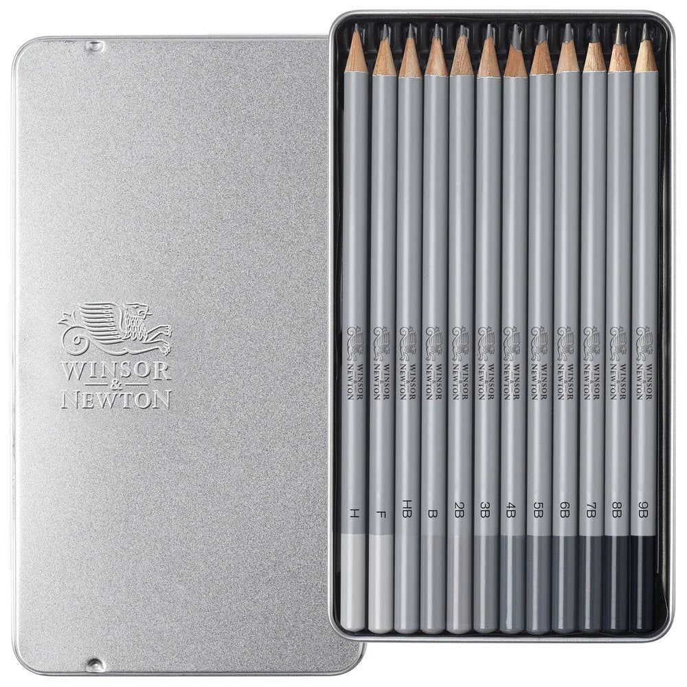 STUDIO PENCIL COLLECTION SKETCHING PENCIL TIN - 10PC