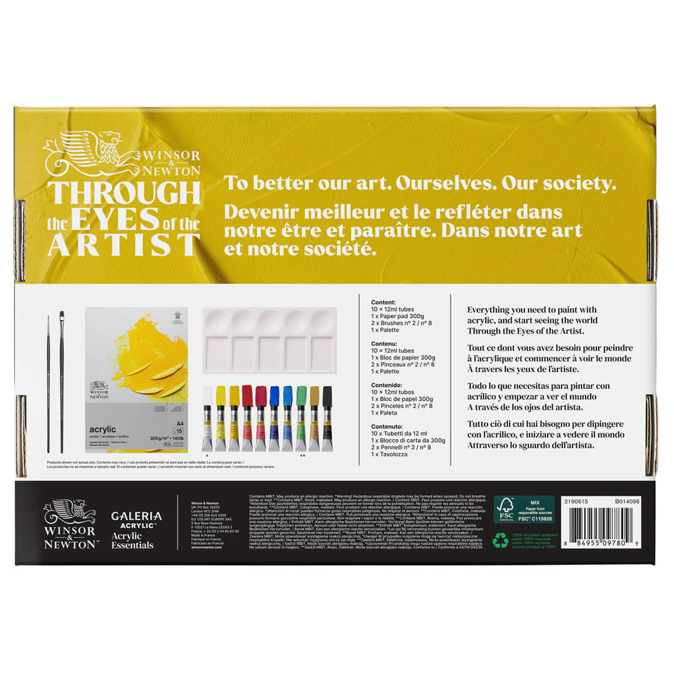 GALERIA ACRYLIC ESSENTIALS SET - 14PC