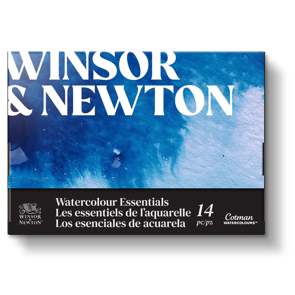 COTMAN WATERCOLORS WATERCOLOUR ESSENTIALS SET - 14PC
