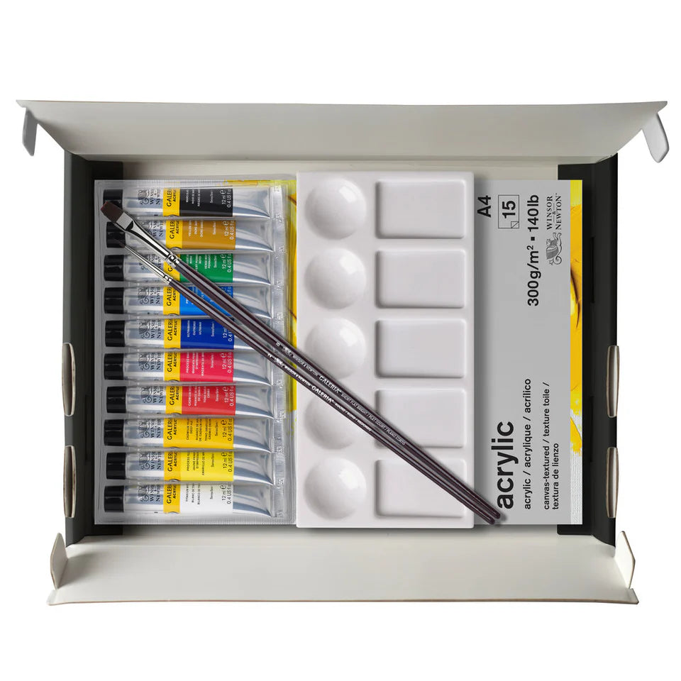 GALERIA ACRYLIC ESSENTIALS SET - 14PC