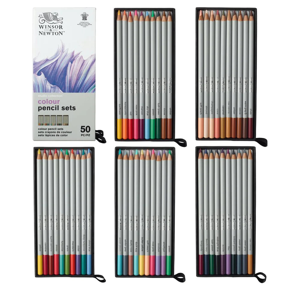 STUDIO PENCIL COLLECTION COLOUR PENCIL BOX SET - 48PC