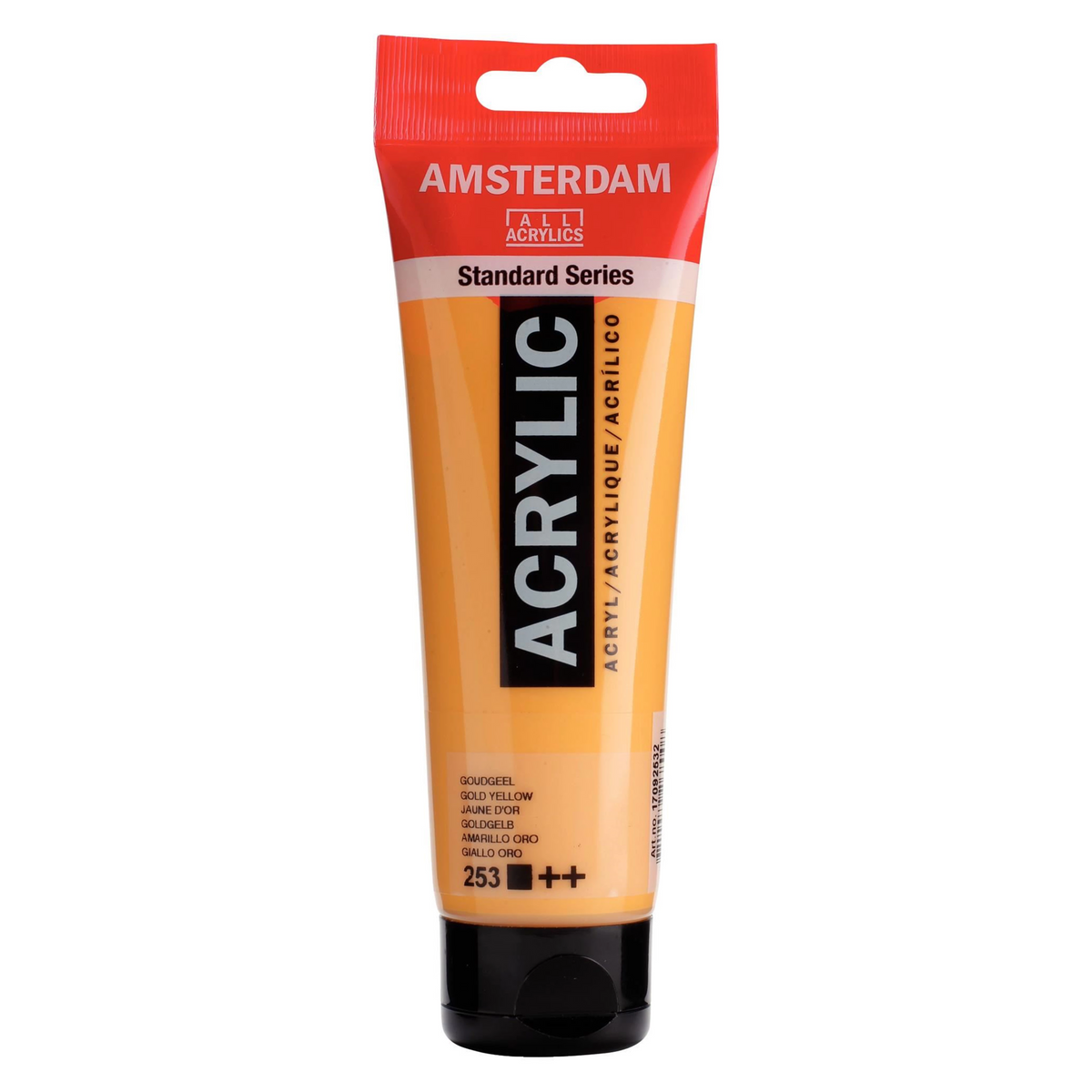 AMSTERDAM STANDARD ACRYLIC 120ML GOLD YELLOW 253