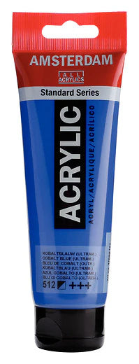 AMSTERDAM STANDARD ACRYLIC 120ML COBALT BLUE ULTRA 512