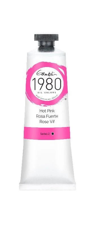 GAMBLIN 1980 OIL COLOR HOT PINK 37ML