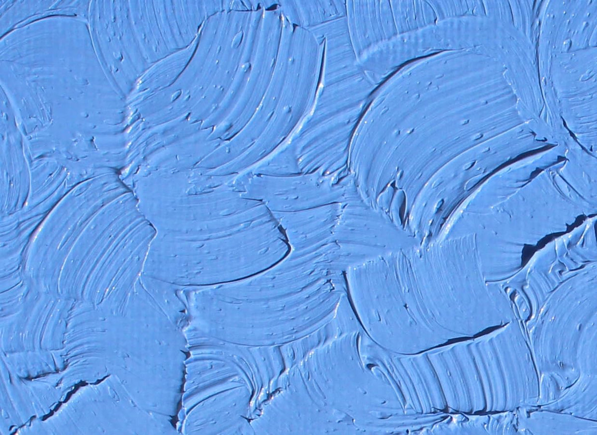 1980 OIL COLOR KINGS BLUE SWATCH 