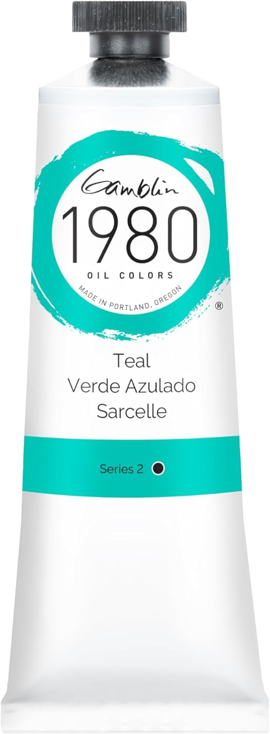 GAMBLIN 1980 OIL COLOR TEAL 37ML