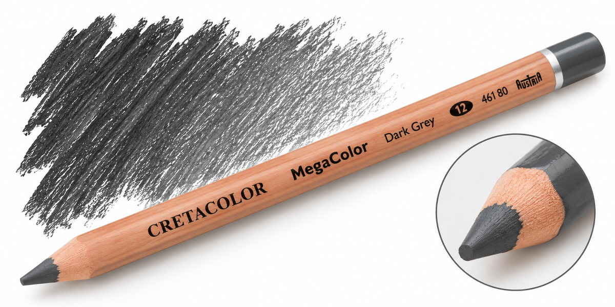 CRETACOLOR MEGACOLOR DARK GREY