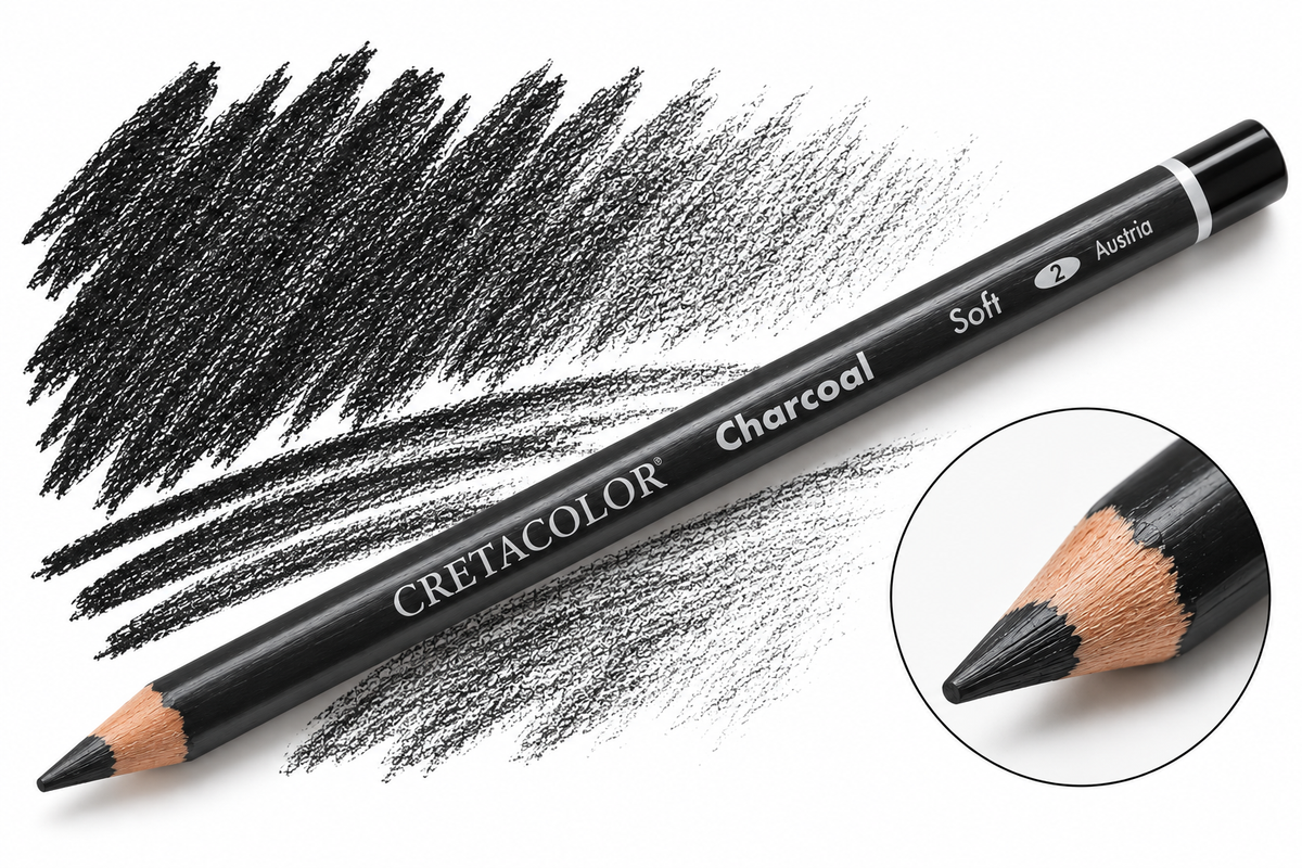 CRETACOLOR CHARCOAL PENCIL SOFT