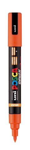 POSCA PAINT MARKER PC-5BR BRUSH ORANGE