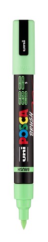 POSCA PAINT MARKER PC-5BR BRUSH LT GREEN