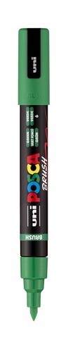 POSCA PAINT MARKER PC-5BR BRUSH GREEN