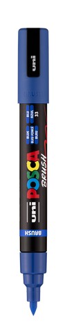 POSCA PAINT MARKER PC-5BR BRUSH BLUE