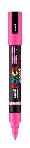 POSCA PAINT MARKER PC-5BR BRUSH PINK