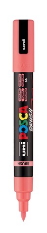 POSCA PAINT MARKER PC-5BR BRUSH CORAL PINK