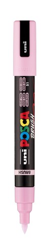 POSCA PAINT MARKER PC-5BR BRUSH LT PINK