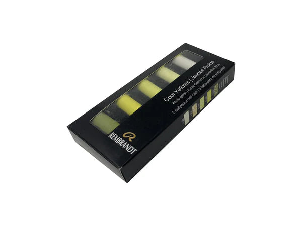 REMBRANDT SOFT PASTEL MICRO SET/5 COOL YELLOW