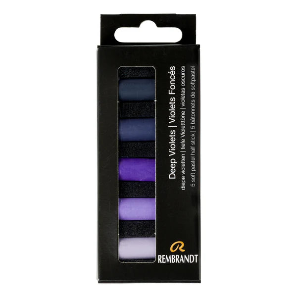 REMBRANDT SOFT PASTEL MICRO SET/5 DEEP VIOLETS
