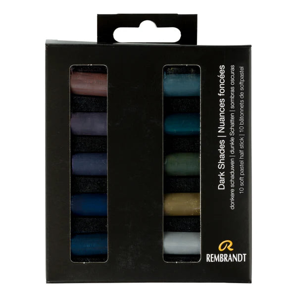 REMBRANDT SOFT PASTEL MICRO SET/10 DARK SHADES