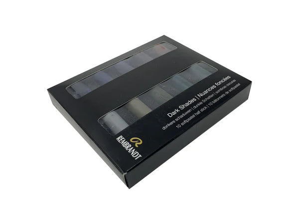 REMBRANDT SOFT PASTEL MICRO SET/10 DARK SHADES