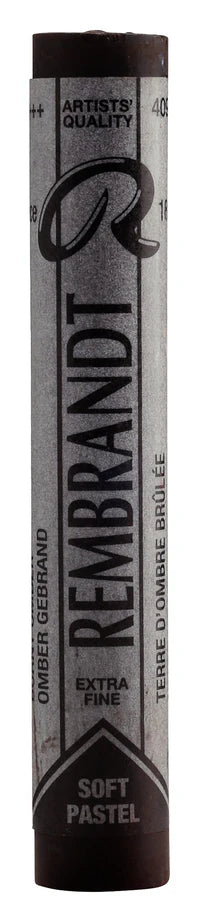 REMBRANDT SOFT PASTEL FULL STICK BURNT UMBER(3) (409.3)