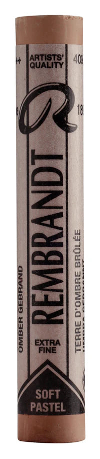REMBRANDT SOFT PASTEL FULL STICK BURNT UMBER(9) (409.9)