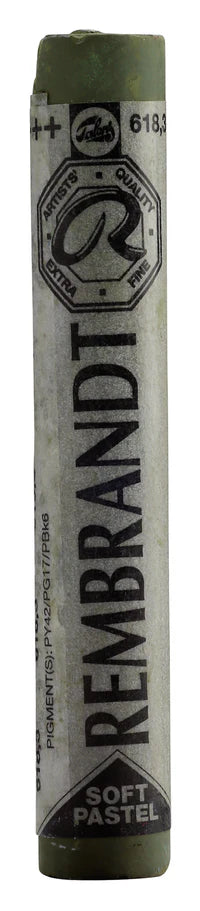 REMBRANDT SOFT PASTEL FULL STICK PERMANENT GREEN LIGHT(3) (618.3)