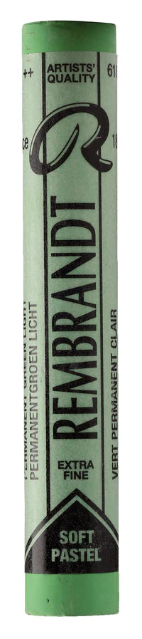 REMBRANDT SOFT PASTEL FULL STICK PERMANENT GREEN LIGHT(8) (618.8)