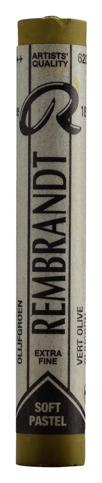 REMBRANDT SOFT PASTEL FULL STICK OLIVE GREEN(7) (620.7)