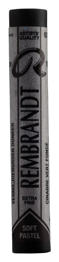 REMBRANDT SOFT PASTEL FULL STICK CINNABAR GREEN DEEP(2) (627.2)