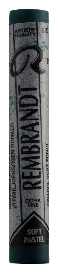 REMBRANDT SOFT PASTEL FULL STICK CINNABAR GREEN DEEP(5) (627.5)