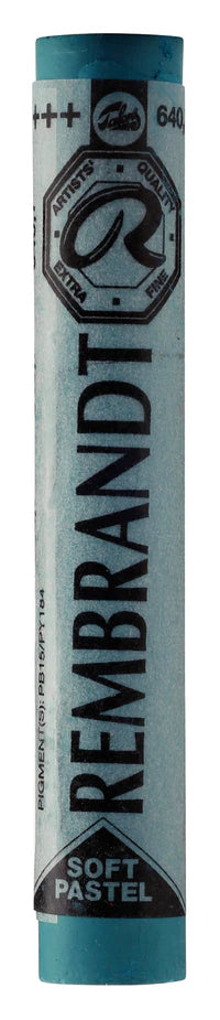 REMBRANDT SOFT PASTEL FULL STICK BLUISH GREEN(7) (640.7)