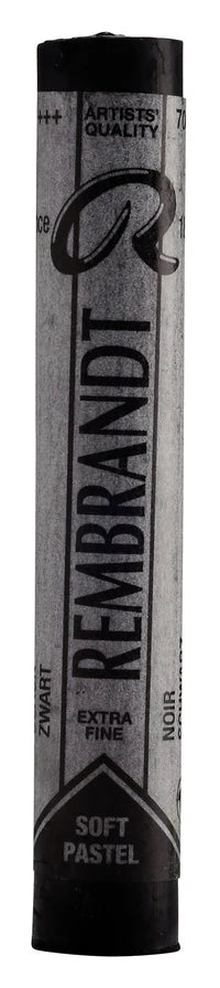 REMBRANDT SOFT PASTEL FULL STICK BLACK(5) (700.5)