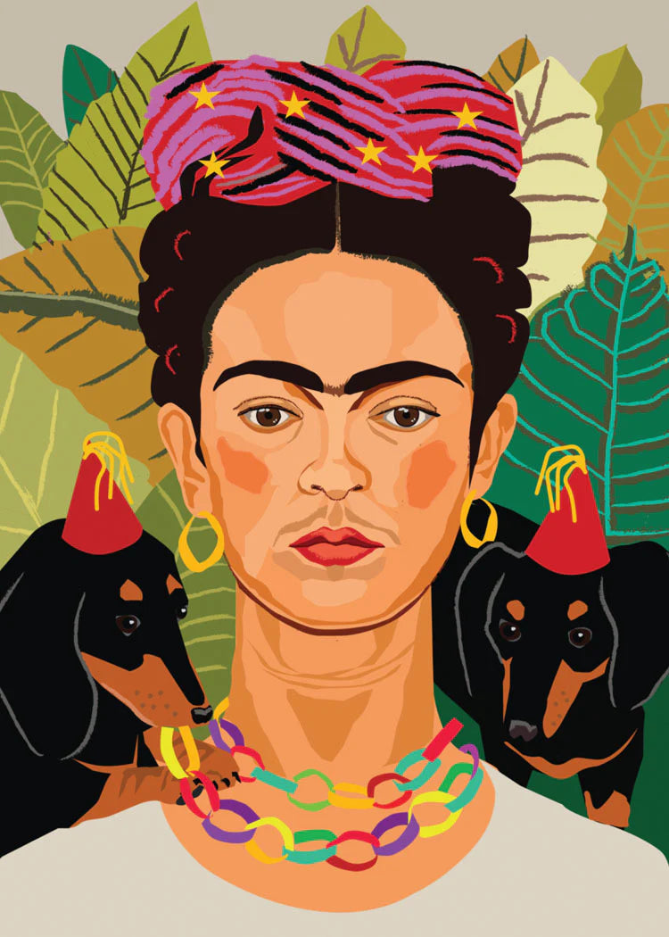 BIRTHDAY CARD- FRIDA'S COLLAR (KAHLO)