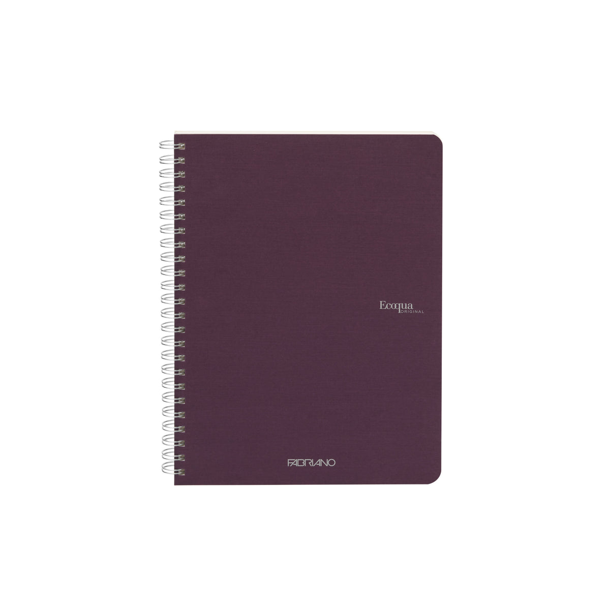 ECOQUA ORIGINAL SPIRAL-BOUND A5 GRAPH WINE
