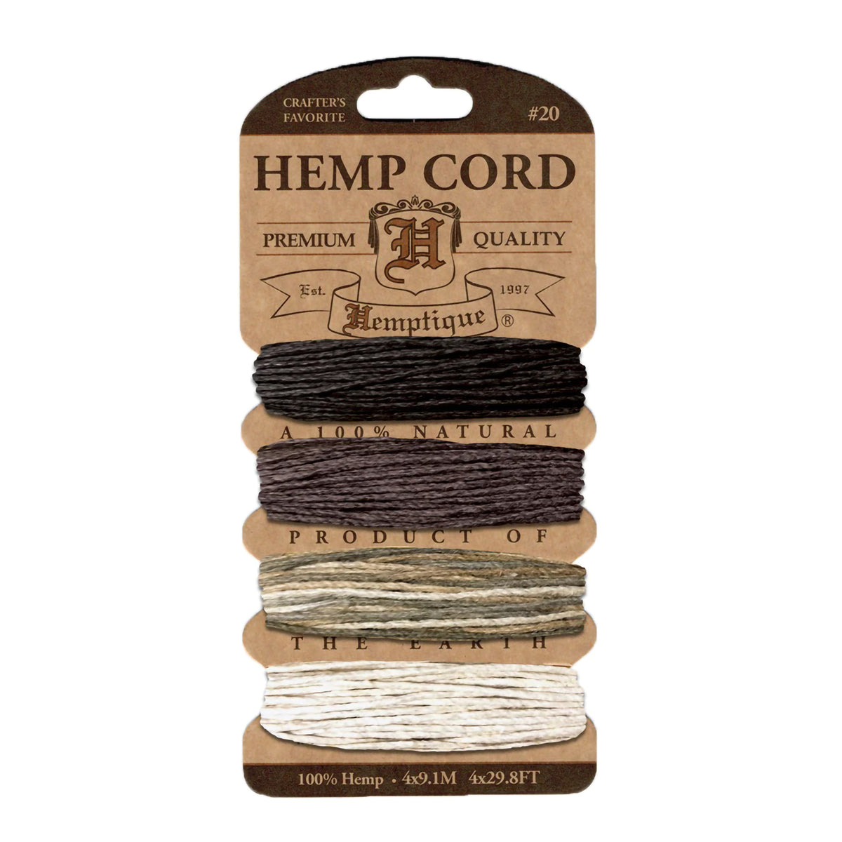 HEMP CORD 20lb SET EARTHY