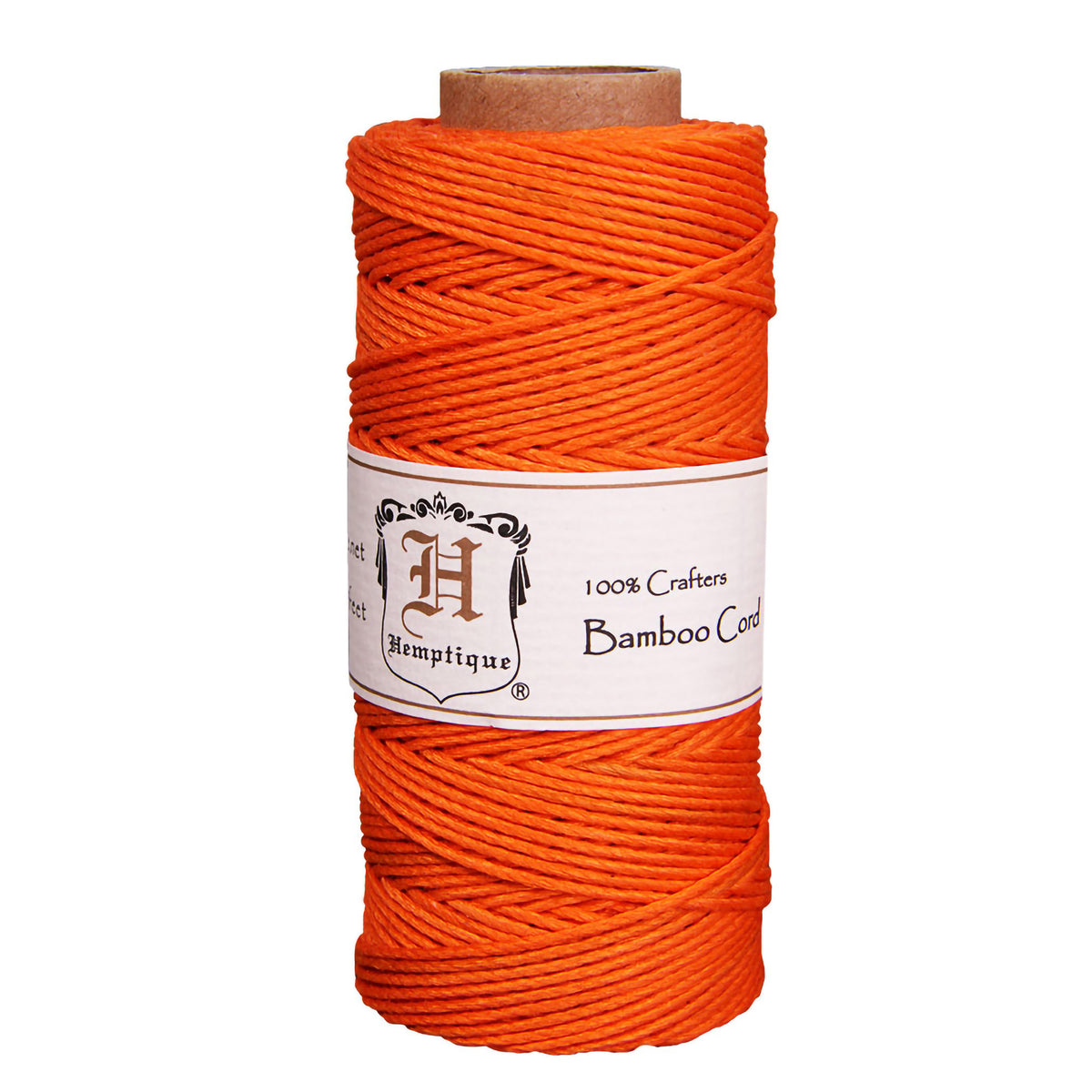 BAMBOO CORD SPOOL ORANGE