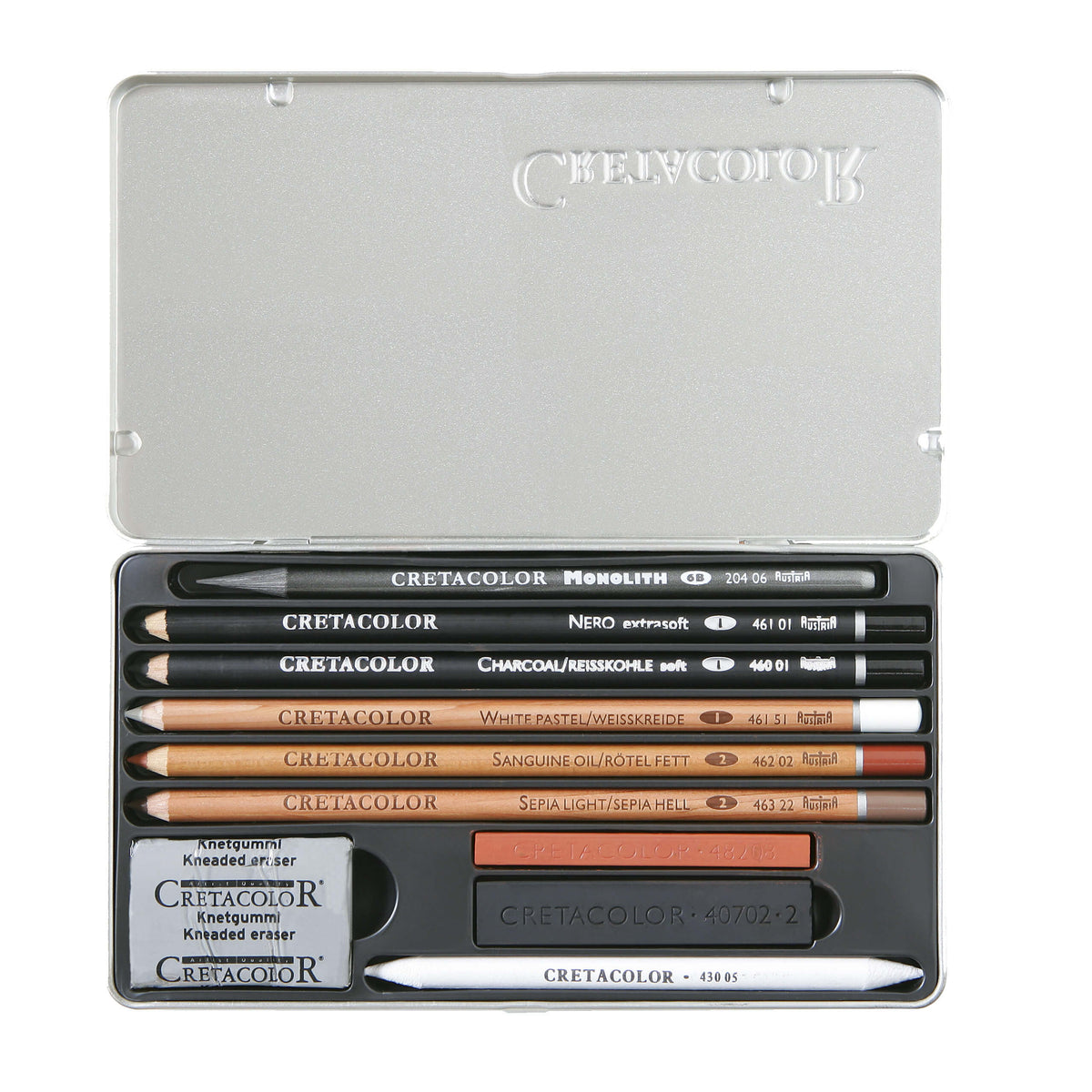 ARTINO ART SET SMALL - TIN BOX, 10 PCS.