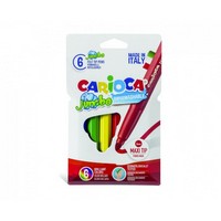 JUMBO FELT TIP MARKER SET/6