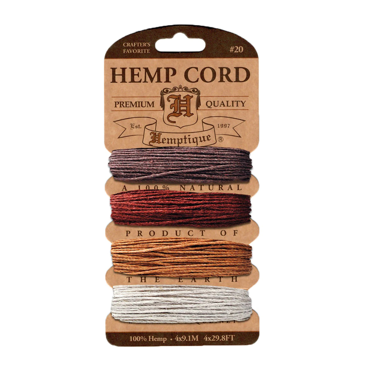 HEMP CORD 20lb SET BRONZE