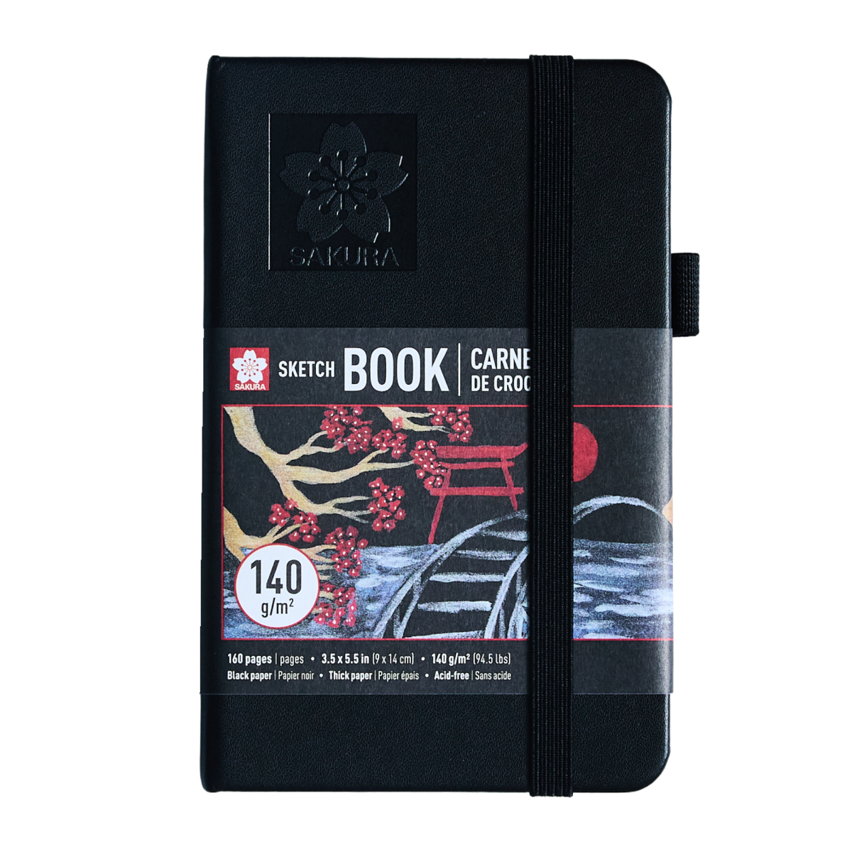 SAKURA SKETCHBOOK POCKET - BLACK PAPER