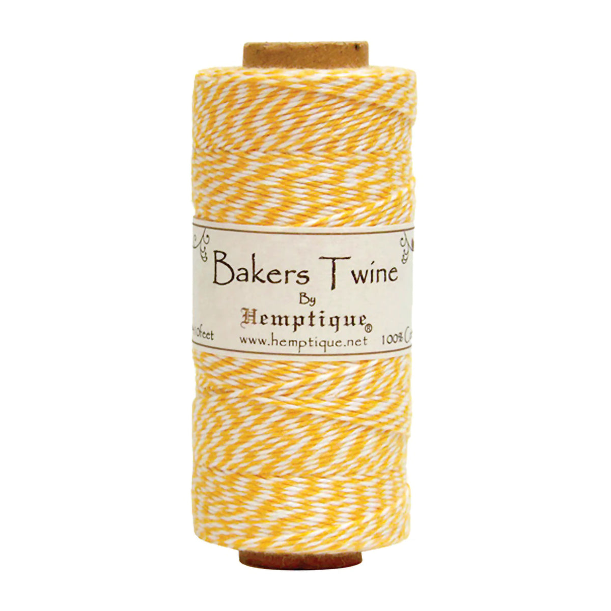 BAKERS TWINE SPOOL 410FT YELLOW &amp; WHITE