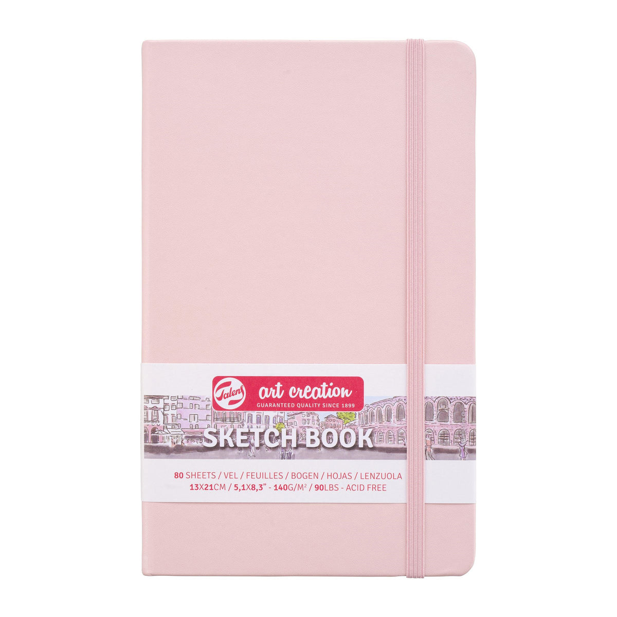 ART CREATION SKETCHBOOK PASTEL PINK 5&quot;x8.25&quot;