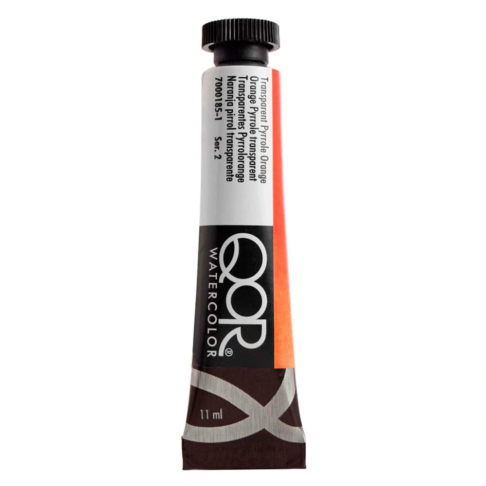 QOR 11 ML TUBE TRANSPARENT PYRROLE ORANGE