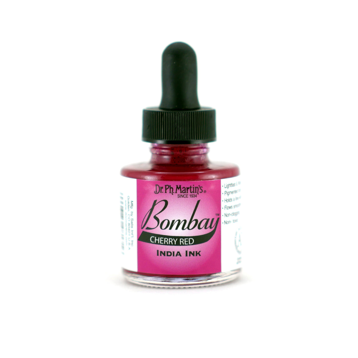 BOMBAY INK 1oz CHERRY RED
